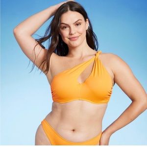 Shade&Shore Yellow 36DD Bikini Top